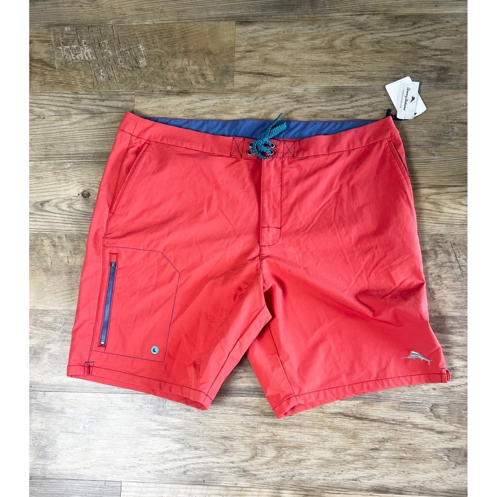 NEW Tommy‎ Bahama The Maui Coral Swim Trunks Size 40 Pockets Resort Beach